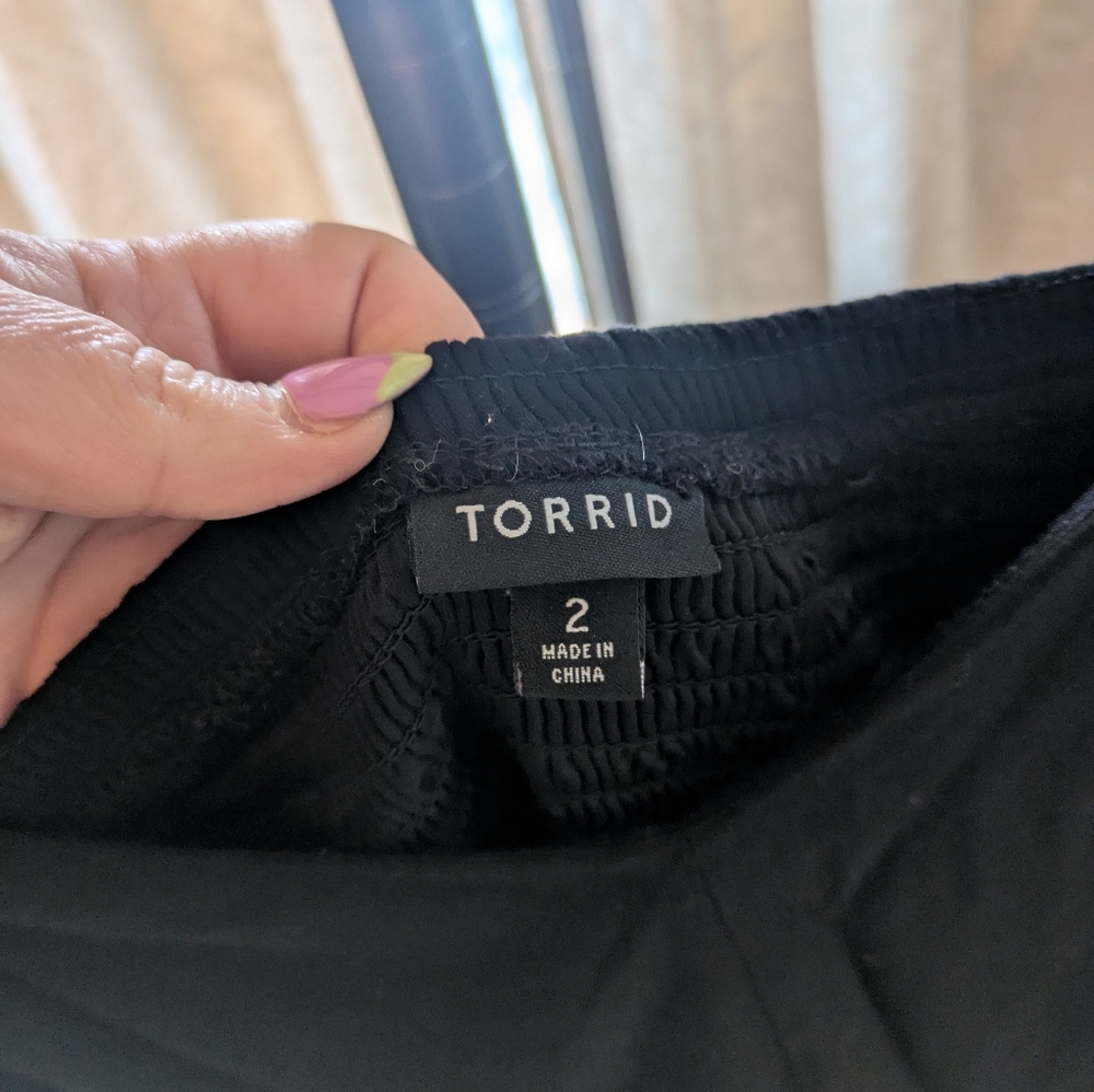 Torrid Black High Low Cold Shoulder Sundress - image 5